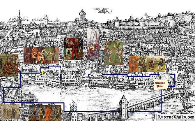 1.5-Hour Small-Group Nightwatchman Walk in Medieval Lucerne - Stop-by-stop walkthrough: Peterskapelle, Martiniplan, and St. Peter’s story
