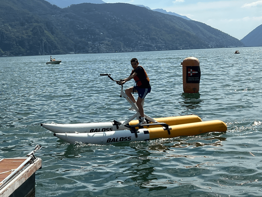 A Water Bike Adventure on Lake Lugano - Pedal Your Own Route Along Lugano’s Shoreline