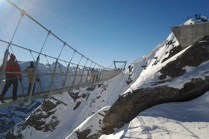 Alpine Majesty:Exclusive Private Tour to Mount Titlis from Luzern - Cliff Walk Suspension Bridge: The Thrill Part Worth Planning For