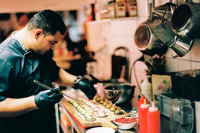 Basel: Self Guided FoodTour - Stop 3, Klara: Three World-Style Delicacies and a Drink
