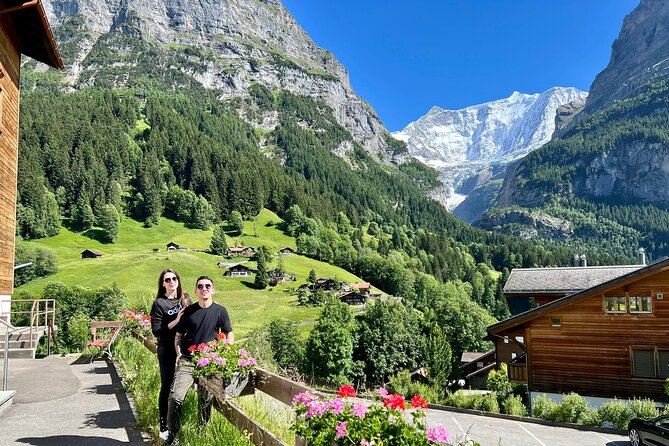 Blausee, Interlaken and alpine villages private guided tour from Luzern - Lauterbrunnen Valley: walking the main street in the waterfall valley