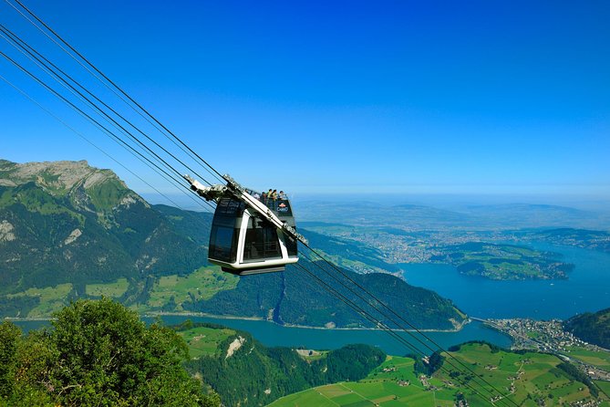 CabriO World's first Open Top Cable Car Ticket to Mt Stanserhorn - Rondorama revolving restaurant, dinner with the view doing the work