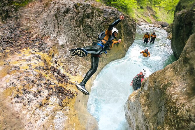Canyoning Interlaken with OUTDOOR - The second canyon finish: drops, a final slide, and a calmer float