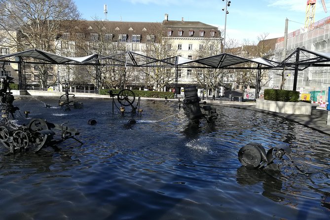 City tour Basel (walking tour) - Offene Kirche Elisabethen and Tinguely-Brunnen for Easy Photos