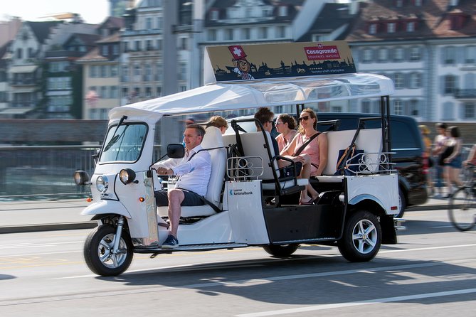 City Tour Plus Lucerne by Etuktuk - The city wall with 9 towers: history you can spot with your eyes