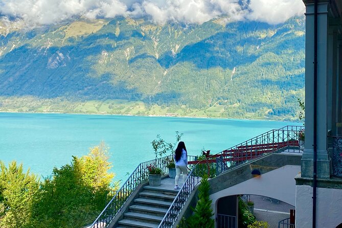 Crash Landing on You Private Switzerland Day Tour from Zurich or Lucerne (CLOY) - Stop 3: Interlaken and the Grandhotel Victoria Jungfrau photo moment