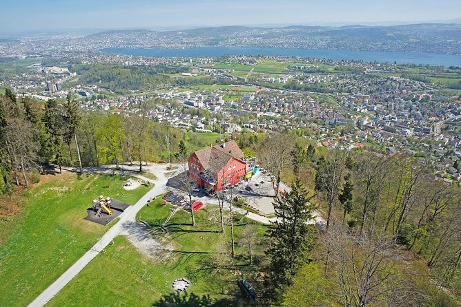 Culinary Tour from Zurich with Traditional Swiss Cheese Fondue Dinner - Felsenegg dinner terrace: the sunset moment