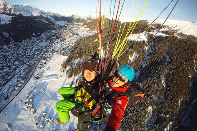 Davos Absolutely Free Flying Paragliding Tandem Flight 1'000 Meters High - Your Pilot Team: Robert, Peter, and Beat Behind the Scenes