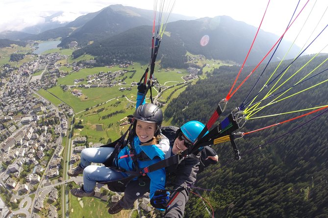 Davos Paragliding Private Tandem Pilot Half Day - The landing that brings you back near the start