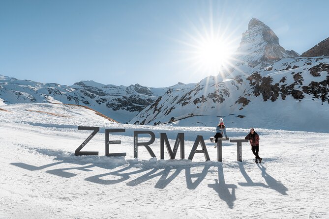 Day Tour to Zermatt Matterhorn and Glacier Paradise from Lausanne - The drive to Tasch, then the electric shuttle into Zermatt