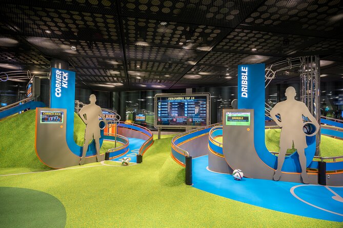 FIFA Museum Tickets - The giant pinball machine and the play-first design