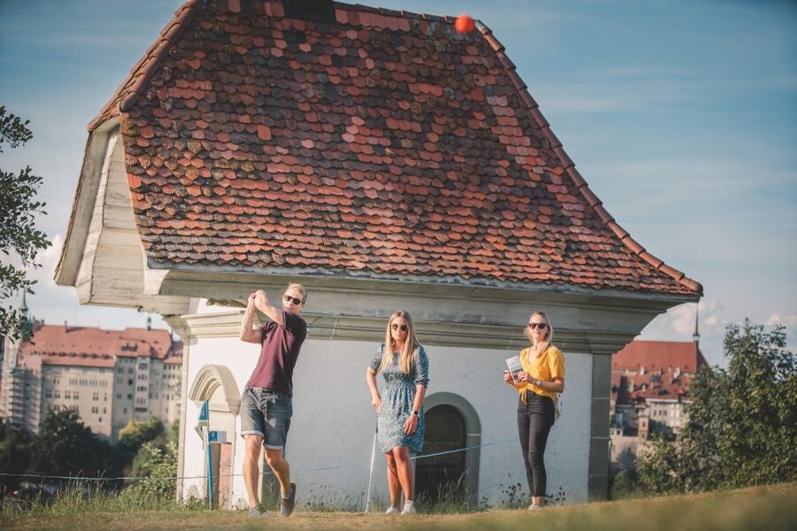 Fribourg: Urban Golf Experience to Discover the City - Old town and the cathedral area, seen at a playful pace