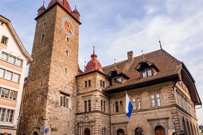 From Basel: Premium Panoramic train, Lucerne & Interlaken Tour - Lucerne city tour: Chapel Bridge, Old Town vibes, and photo-friendly stops