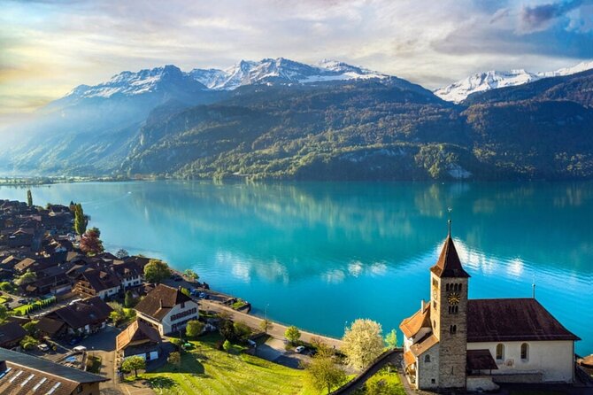 From Basel: Premium Panoramic train, Lucerne & Interlaken Tour - Interlaken: guided streets, mountain views, and a sensible 1.5-hour wander