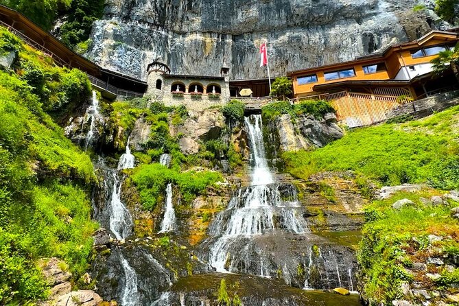 From Basel: Swiss Alps, Lauterbrunnen, Beatus Caves Small Group - From Basel to the Alps, with hotel pickup that makes the day start right