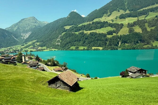 From Basel: Swiss Alps, Lauterbrunnen, Beatus Caves Small Group - Lake Lungern viewpoint, a 20-minute reset with classic Alpine water views
