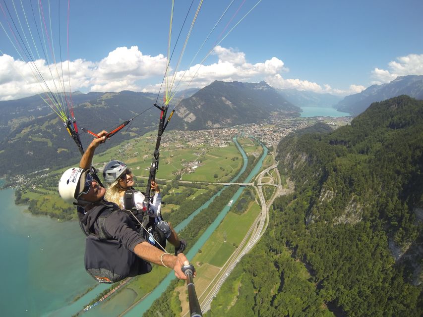 From Geneva: Paragliding and Interlaken Trip - From Interlaken to the takeoff zone: the 20-minute drive plus a short walk