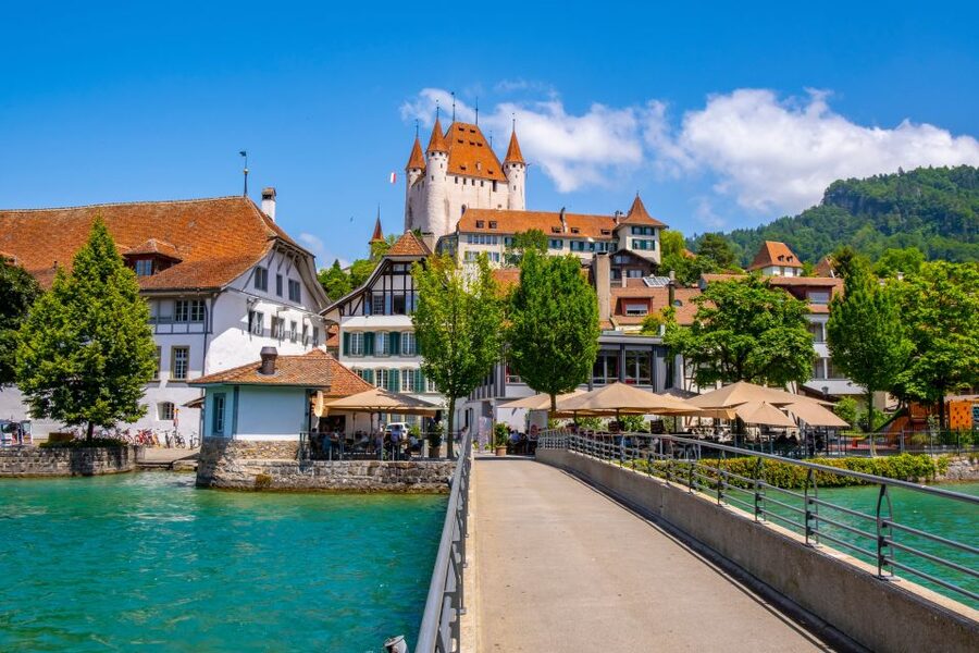 From Interlaken: Beatus Caves, Blue Lake and Lake Thun Tour - Getting started at Interlaken Ost, and how the 8.5-hour day feels