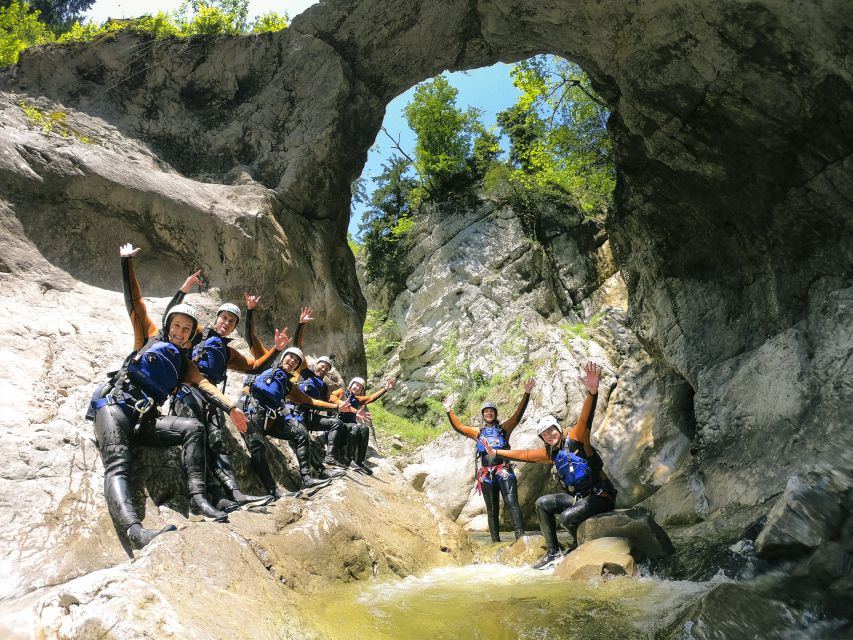 From Interlaken: Canyoning Chli Schliere - Inside the Canyon: Waterfalls, Slides, and Jumps Up to 15m
