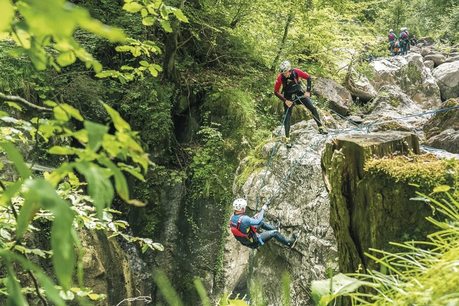 From Interlaken: Local Canyoning Trip - First Stop: New OUTDOOR Base in Wilderswil, Then You’re Off