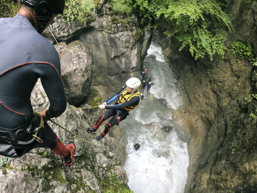 From Interlaken: Local Canyoning Trip - After the Gorge: Changing Rooms, Hot Showers, and a Free Drink
