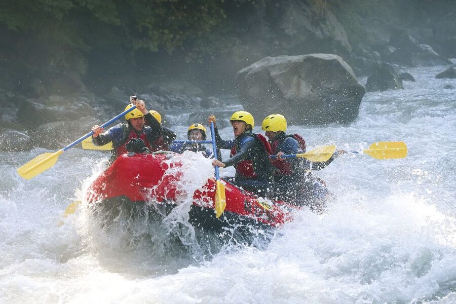 From Interlaken: Lütschine River Whitewater Rafting - How the Alpine scenery makes the adrenaline better