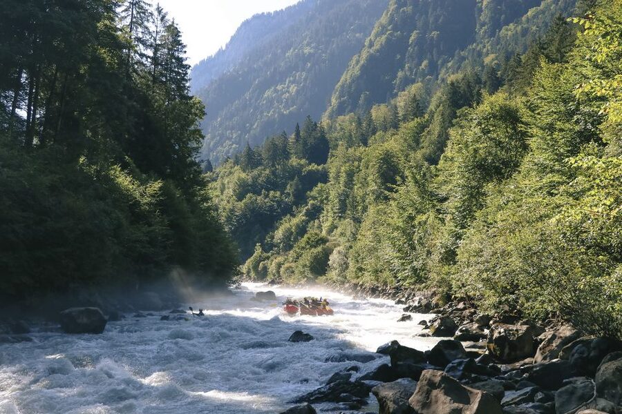 From Interlaken: Lütschine River Whitewater Rafting - Weather and water levels: what you should plan for