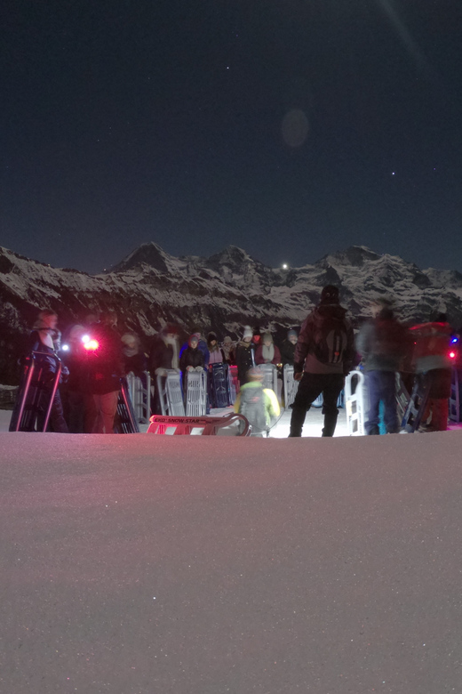 From Interlaken: Night Sledding with Cheese Fondue Dinner - The sled track itself: safety briefing, guide-led riding, and regrouping stops
