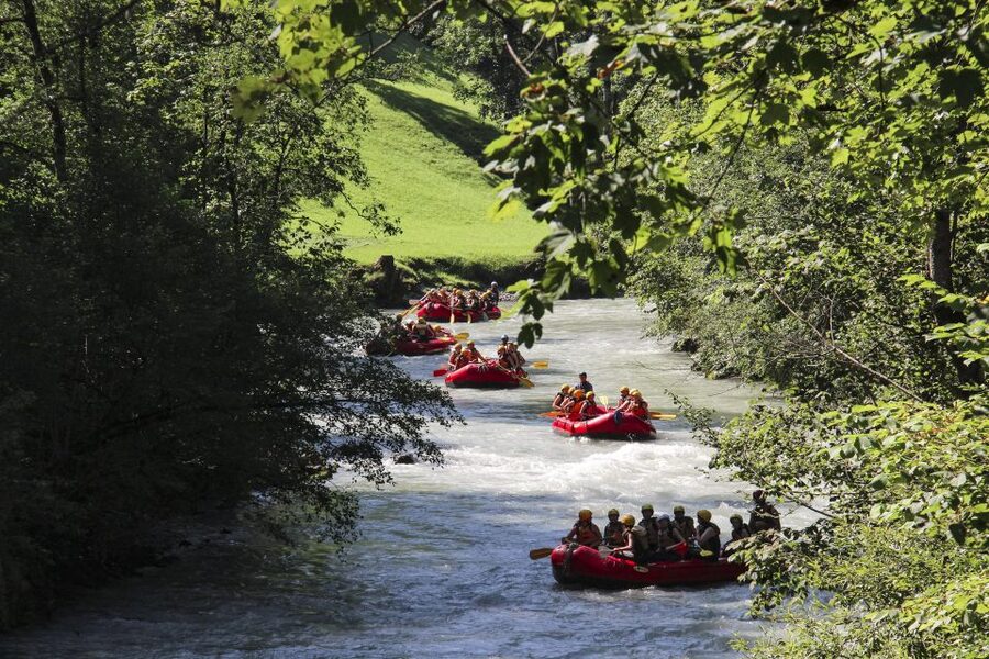 From Interlaken: River Rafting Adventure on Simme River - From New OUTDOOR Base Wilderswil to Boltigen, Then Down to Därstetten