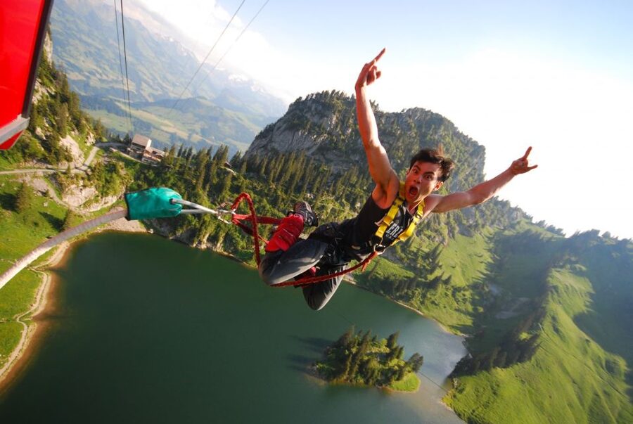 From Interlaken: Stockhorn Bungee Jump - Guides and safety culture: what the best parts have in common