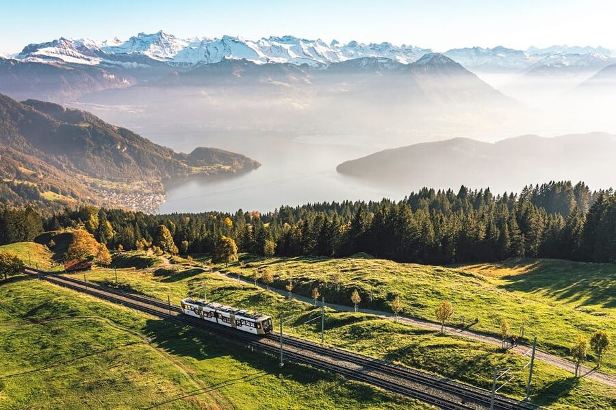 From Lucerne: Classic Rigi Round Trip - Lake Lucerne Boat to Vitznau: Fjord-Like Views Without Stress