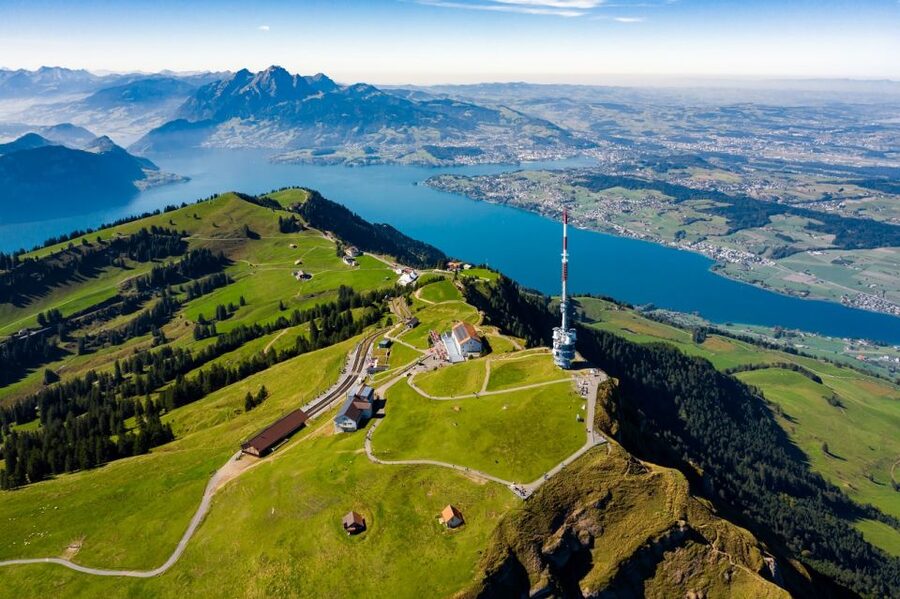 From Lucerne: Mount Rigi Day Trip with Cruise and Cable Car - Europe’s 1871 cogwheel train up to Rigi Kulm: the ride is part of the payoff