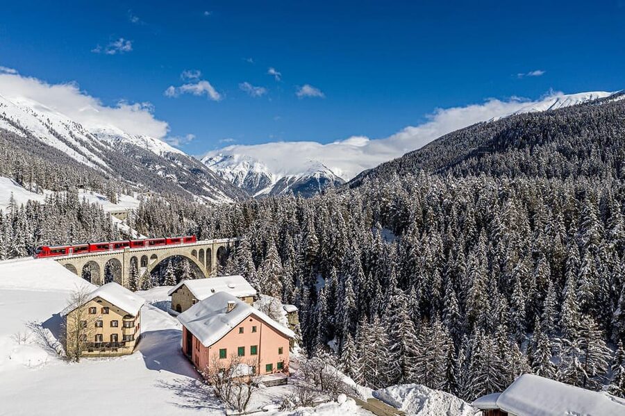 From Milan: Bernina Red Train to St Moritz Guided Tour - Lombardy by coach: comfortable hours, scenic distractions, and break time