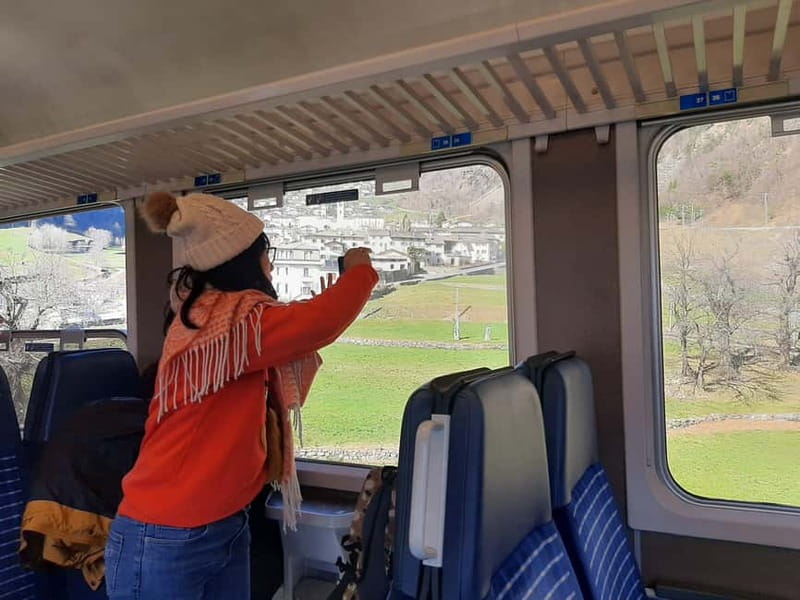 From Milan: Scenic Alps Day Trip with Bernina Train Ride - Valtellina Valley and Tirano: coffee breaks, lunch time, and real local rhythm