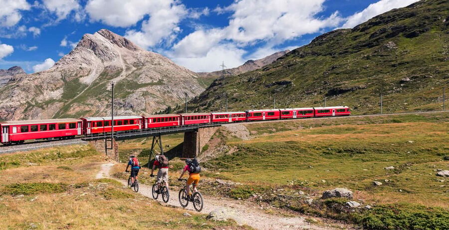 From Milan: St. Moritz Day Tour by Bernina Train - A Milan to St. Moritz day built around the Bernina red train