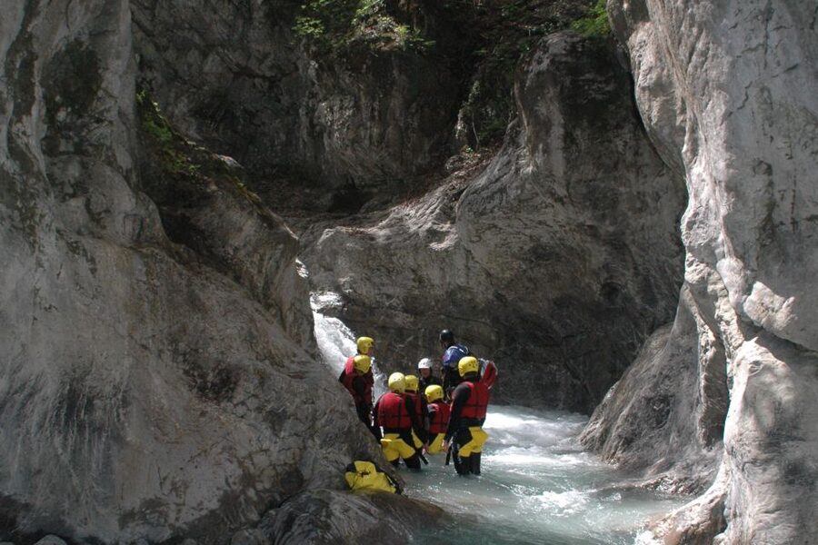 From Zurich: Canyoning in Interlaken - The Canyoning Part: Jumps, Rappels, and Water-Plus-Rope Skills
