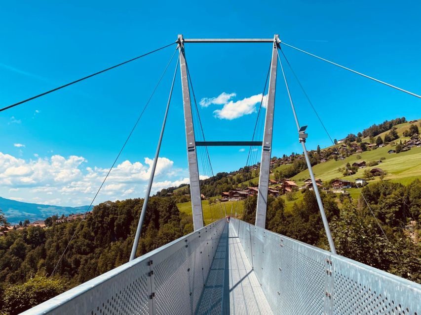 From Zurich: Crash Landing On You Locations in Interlaken - Sigriswil Bridge Over Lake Thun, The Panoramic Walk with Real Height