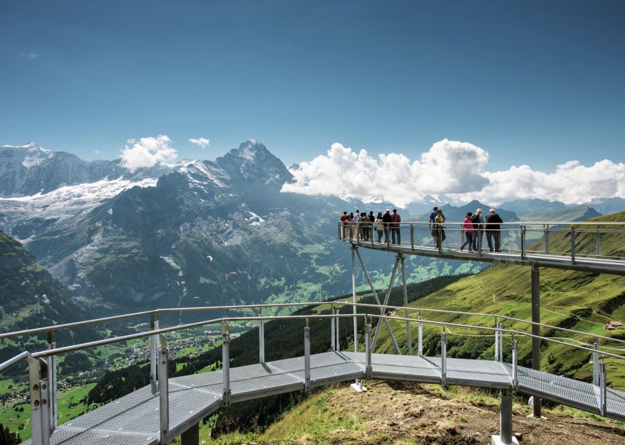 From Zurich: Grindelwald First Mountain Adventure Day Trip - From Zurich Sihlquai to Interlaken, with lake-and-valley scenery en route
