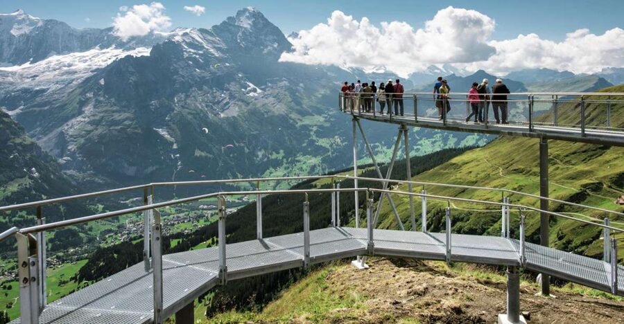 From Zurich: Grindelwald First Mountain Adventure Day Trip - First Cliff Walk by Tissot and the First View platform