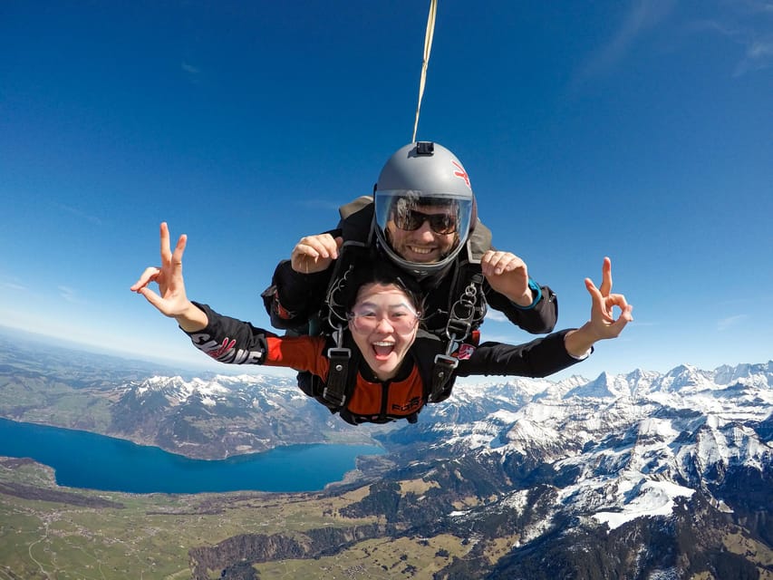 From Zurich: Interlaken Skydiving & Scenic Flight Adventure - Scenic flight over the Jungfrau region, more than a warm-up