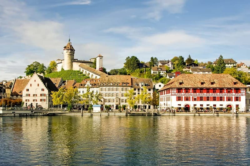 From Zurich: Rhine Falls Coach Tour with Entry Tickets - The coach ride: Marthalen, Munot Fortress, vineyards, and Dante-inspired architecture