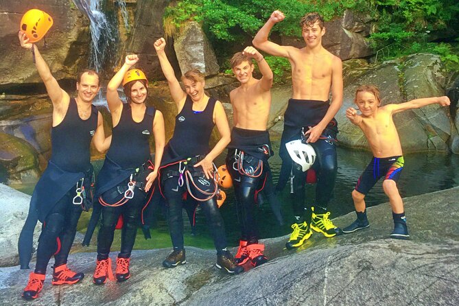 Fun and Adventure - Best beginner canyoning near Bellinzona - Meeting in Osogna, then straight into the Boggera