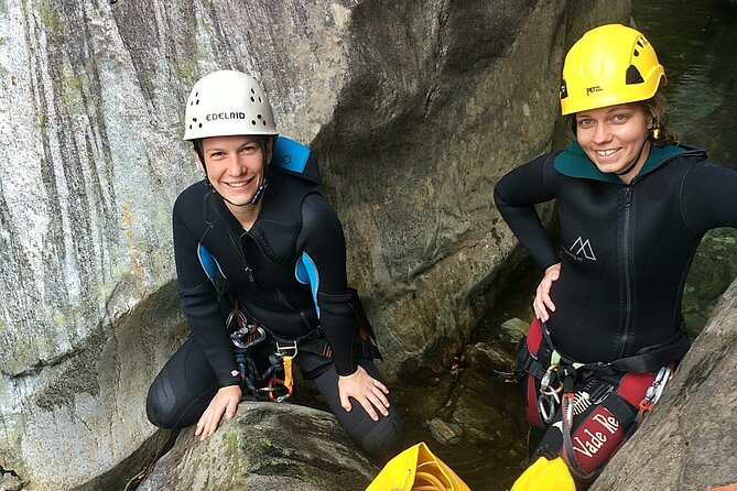 Fun and Adventure - Best beginner canyoning near Bellinzona - Safety comes from the gear, not just good intentions