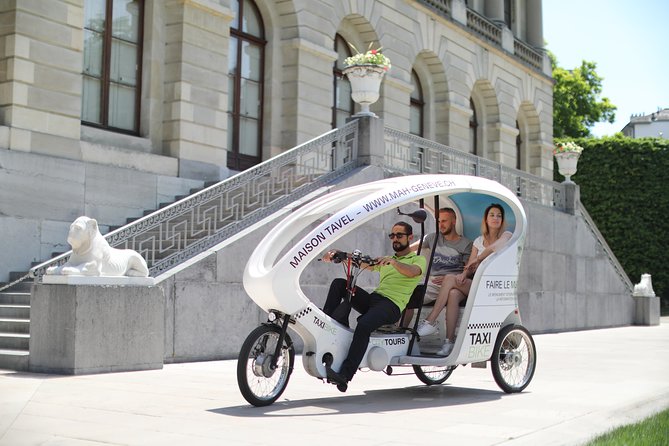 Geneva Chocolate tasting Tour in a Private TaxiBike - TaxiBike for chocolate: how the ride changes everything