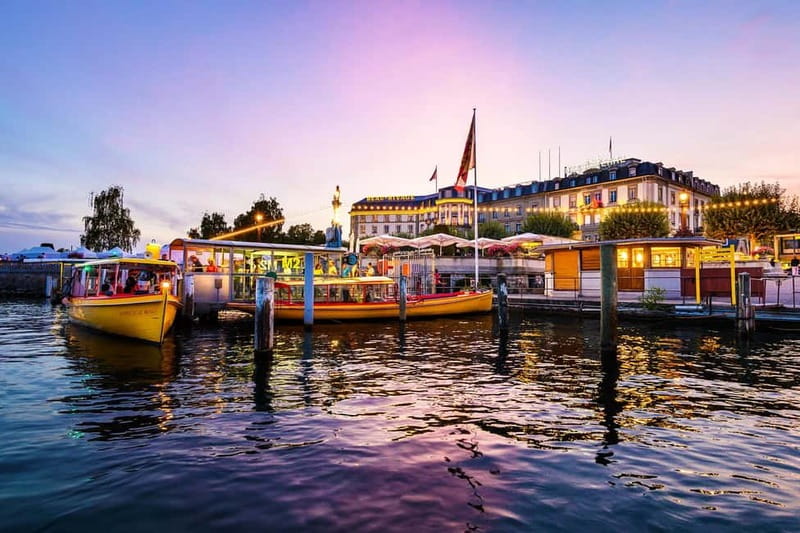 Geneva Walk & Cruise:The secrets of the Jet D'eau & apéritif - Following the Rhône: washwomen, river tunnels, and work