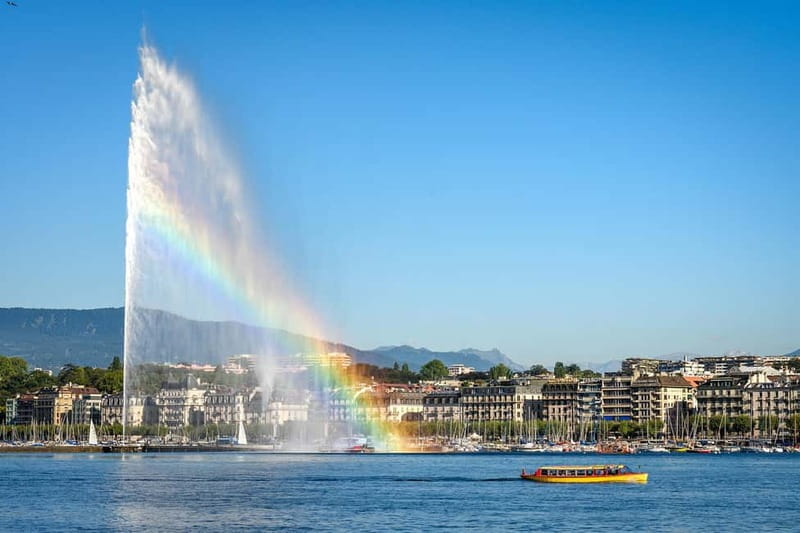Geneva Walk & Cruise:The secrets of the Jet D'eau & apéritif - Jet d’Eau: origins, legends, and why it still feels surprising