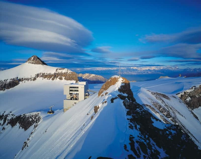 Glacier 3000 Day trip - High Level Experience and Montreux - Entering the Peak Walk by Tissot suspension bridge