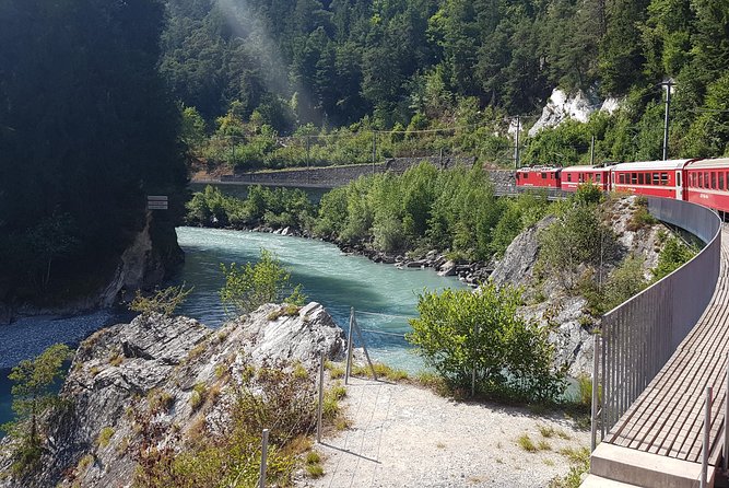 Glacier Express Panoramic Train Round Trip in one Day Private Tour from Basel - Furka Pass tunnel and Goms Valley: the mountain switch from dramatic peaks to valleys