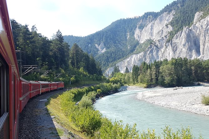 Glacier Express Panoramic Train Round Trip in one Day Private Tour from Luzern - Disentis stop: a short pause with baroque monastery context