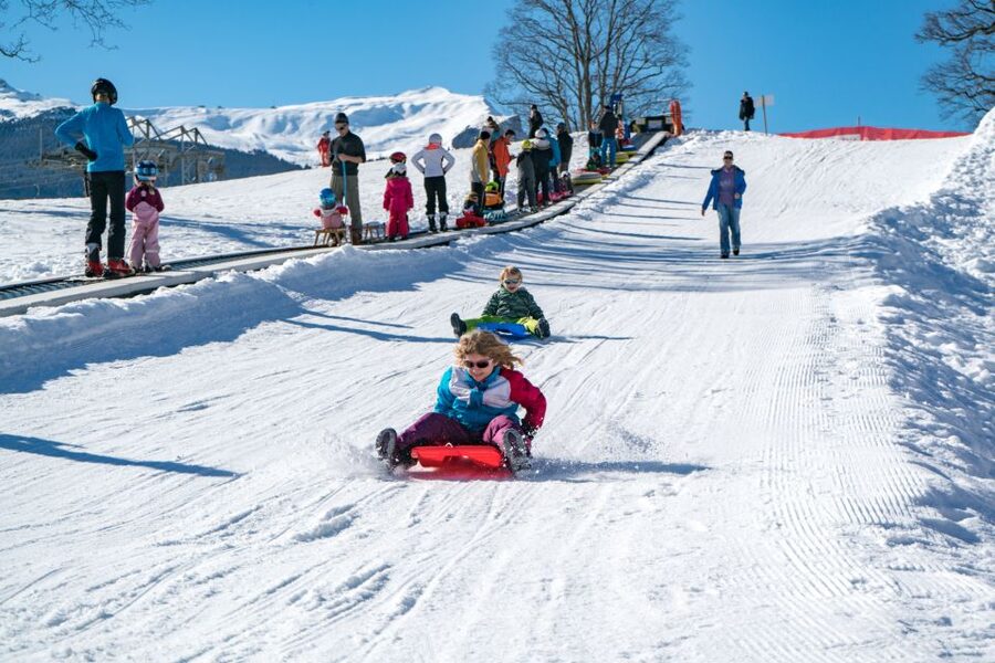 Grindelwald: Sledding at Bodmi Arena - Bodmi Arena in Grindelwald: why this sled slope is such a good fit